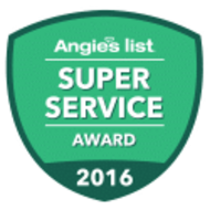 2016 Angie's List Super Service Award.