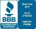 Better Business Bureau Accredited Business Badge.