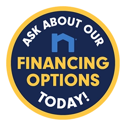 Ask about our financing options today badge.