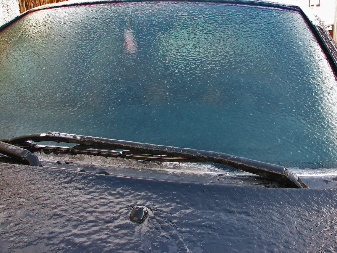 Frozen Windshield
